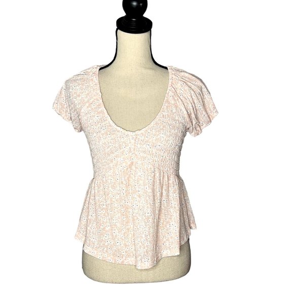 Evolutionary Pink Baby Doll top Women's Size Small - Picture 1 of 7